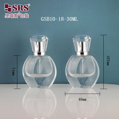 kupować Diamentowa czapka Perfumy Puste luksusowe dostosowanie 1 oz Szklana butelka sprayu online manufacture