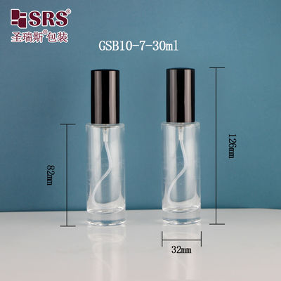 kupować kwadratowy elegancki dyspenser z drobną mgłą luksusowy zbiornik z dezynfektorem do rąk 15 ml 30 ml butelka ze szklanym opryskiem online manufacture