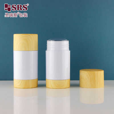 kupować Okrągły kształt kolorowa butelka z plastikowym paletem Twist Up 50 ml pojemnik z dezodorantem online manufacture