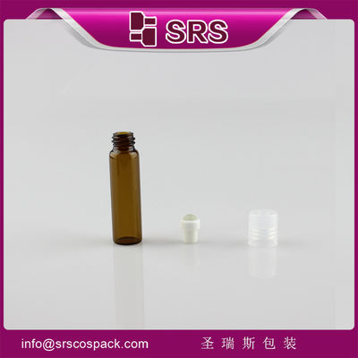 kupować SRS Bulk Wholesale 5 ml butelki szklanej koloru bursztynowego na butelce z perfumami z plastikową czapką online manufacture