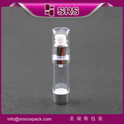 kupować SRS luksusowy kosmetyk Opakowanie z tworzywa sztucznego 15 ml 20 ml 30 ml okrągły balsam do twarzy butelka pompa bez powietrza online manufacture