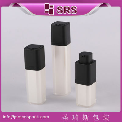 kupować SRS 2015 nowy styl hurtowy 15ml 30ml 50ml kwadratowa akrylowa pompa bez powietrza pusty butelka online manufacture