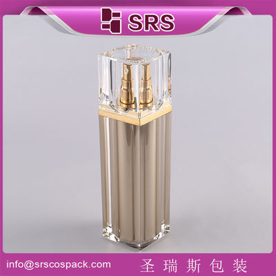 kupować SRS China Kosmetyczny pojemnik bezprzewodowy Producent pusty kwadratowy butelka akrylowa online manufacture
