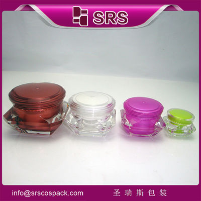kupować Shengruisi opakowanie J060-5ml 15ml 30ml 50ml plastikowy krem akrylowy diamentowy słoik online manufacture