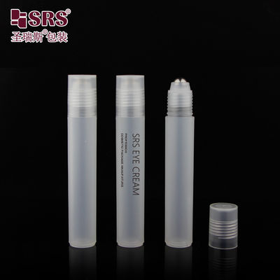 kupować Okrągły, przejrzysty, matowy, błyszczący, PP PCR, plastikowy, walcowany, stalowy, masujący, rolka na butelce 15 ml online manufacture