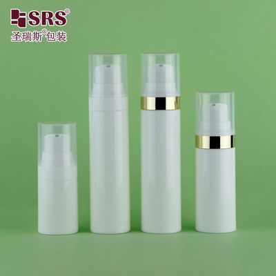kupować 30 ml 50 ml Luksusowy Elegantny PCR PP Ekologiczny Materiał Pasty do zębów Butelki Bezpowietrzna Pump Butelka 15 ml online manufacture