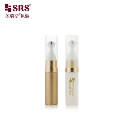 kupować A0035 Rozmiar podróży Cute Round PP PCR Recykling Material Airless Roll On Gel Bottle Roller Steel Massage Ball Wholesale online manufacture