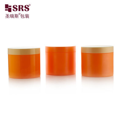 kupować SRSQ 400g Malowany kolor na zamówienie Plastic PP Cream Body Scrub Jar PCR Materiał odzyskany Mat Finished Logo dostępne online manufacture