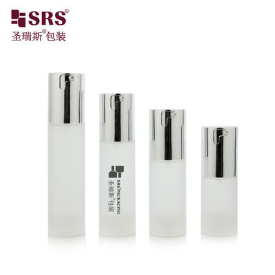 kupować TA023 20ml 30ml 40ml 50ml Glossy Matte In Mould Injection Clear Frosted PP PCR Airless Bottle For Foundation Kosmetyczne opakowania online manufacture