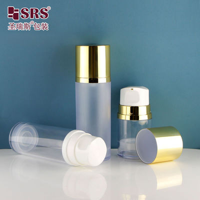 kupować A0215 50 ml 120 ml 150 ml Pusta plastikowa stylowa trwała jako próżniowa butelka z lotniczym powietrza idealna do użytku wewnętrznego i na zewnątrz online manufacture