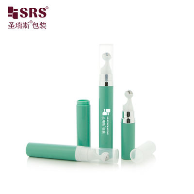 kupować A0035 7,5 ml 10 ml 15 ml Kieszonkowy plastikowy PP PCR Okrągła butelka bezprzewodowa z pompą Snap-on Design Roll On Serum Bottle online manufacture