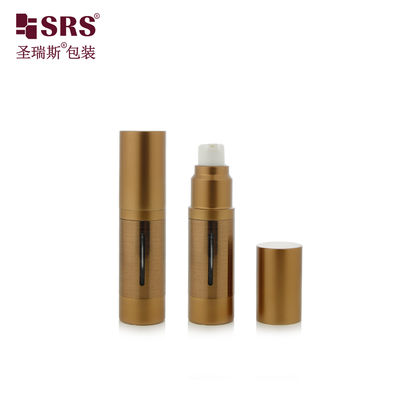 kupować A022B 15ML 30ML 50ML Plastikowa butelka z pompką airless do serum kosmetycznego, aluminiowa zakrętka, luksusowe opakowanie online manufacture