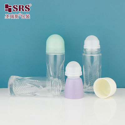 kupować BLPG-A 50ml Duża pojemność Pusta szklana butelka z kulką do dezodorantu, żelu, serum, opakowania do ciała, antyperspirantu, hurt online manufacture