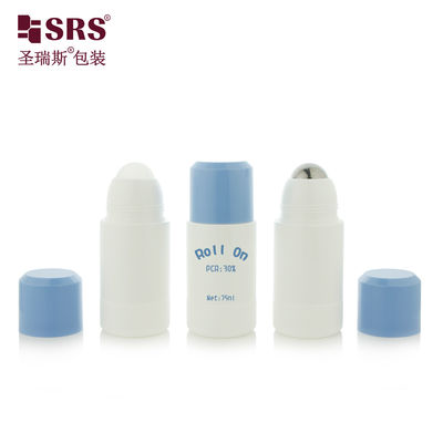 kupować RPPE 50ml 75ml Lekkie plastikowe butelki z kulką, wielokrotnego napełniania, do żelu dezodorantu i esencji do ciała w podróży online manufacture