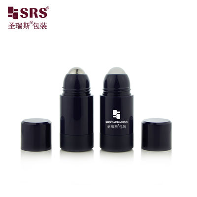 kupować RPPE 50 ml 75 ml Czarny do wstrzykiwań Kolor PP PCR Glossy Empty Roll On Bottle For Antiperspirant online manufacture