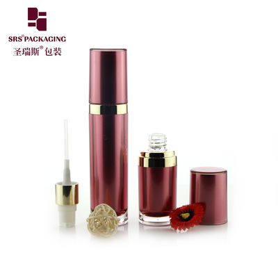 kupować L040 15 ml 30 ml 60 ml 120 ml luksusowa, owalna, pusta butelka z tworzyw sztucznych online manufacture