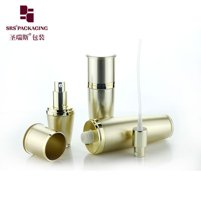 kupować L036 SRS Producenci hurtowo 15ml 30ml 50ml 80ml 120ml złoty luksusowy pusty kosmetyczny akrylowy online manufacture