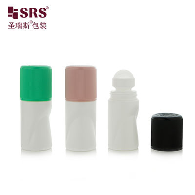 kupować RPPB1-50ML Unique Shape Empty Wholesale Customization Color Matte Riibbed CRC Child Resistant Cap Roll On Bottle For Antiperspirant online manufacture