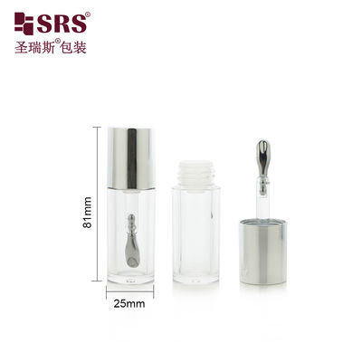kupować G1185 Skincare Empty Clear Plastic Round Makeup Cute Lipgloss Tube Cosmetic Packaging online manufacture