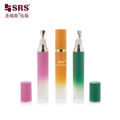 kupować LR001 15ML 20ML Luxury Acrylic Bottle With Metal Applicator Zinc Alloy Material Head For Eye Cream online manufacture