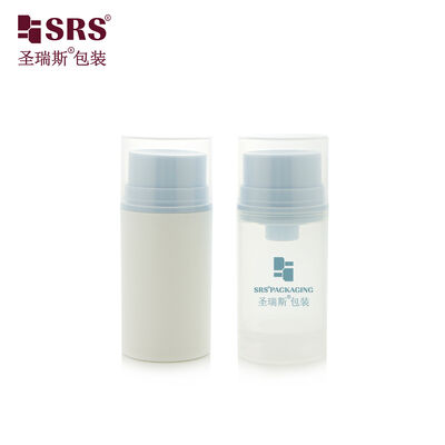 kupować PA608 Cute Fat Round PP PCR Recykling Material Airless Pump Lotion Flask Flaski do pielęgnacji skóry online manufacture