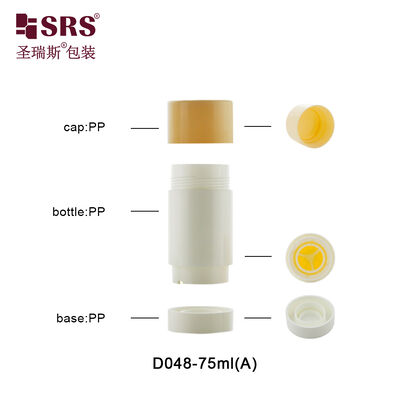 kupować D048 Świadome dla środowiska pojemniki do kręcenia sztyletów kosmetycznych (15-90 ml) z odzyskanym dnem do dezodorantów online manufacture