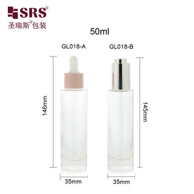 kupować GL018 50 ml Flaska z kroplówką ze szklaną ścianą o okrągłym kształcie, butelka z butelką, butelka z butelką, butelka z butelką, butelka z butelką online manufacture