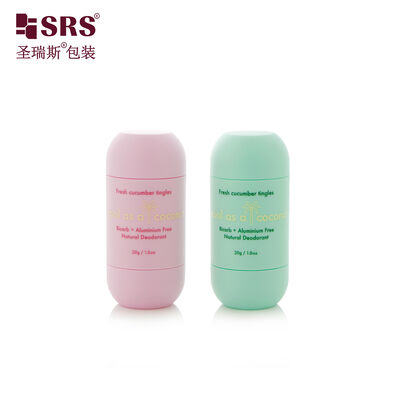 kupować D054 30 ml Zaopatrzenie na zamówienie Wstrzykiwacze różowa zielona PP PCR Materiał recyklingu Deodorant Stick online manufacture