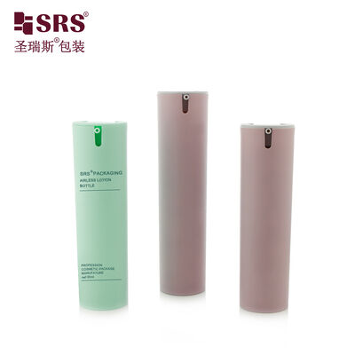 kupować SRS-FO 30ML 50ML Okrągła butelka PP z pompką airless do balsamu do twarzy, opakowanie kosmetyczne online manufacture