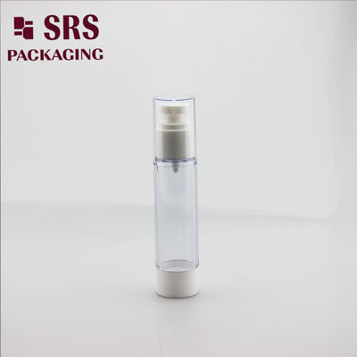 kupować A027 przezroczyste butelki z tworzyw sztucznych kosmetyczne substancje pompy serum butelki bez powietrza online manufacture