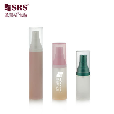 kupować PA029 15 ml 30 ml 50 ml Matowa, matowa, pusta, przezroczysta butelka bezpowietrzna z PP z pompką do rozpylania balsamu online manufacture