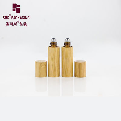 kupować 5 ml mini organiczny naturalny olej eteryczny pusty butelka szklana bambusowa czapka online manufacture