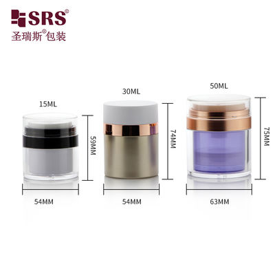 kupować 15 ml 30 ml 50 ml pojemnik bez powietrza do wymiany akrylowego kremu kosmetycznego online manufacture