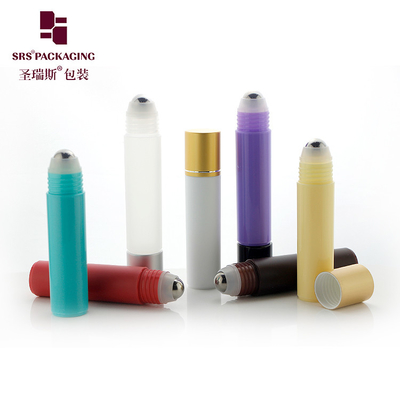 Cylinder Round PP PCR Injection Color Empty Cosmetic Roll On Bottle 30ml Flaska z rolką