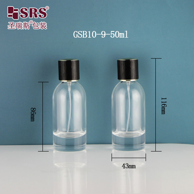 Boston Shape Przejrzysty Wątek Perfumy Puste 50 ml Szklane Butelki Spray
