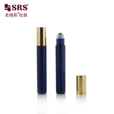 8 ml Cylinder Plastic PP Recykling Aluminium Cap Steel Ball Massage Eye Cream Roll On Bottle