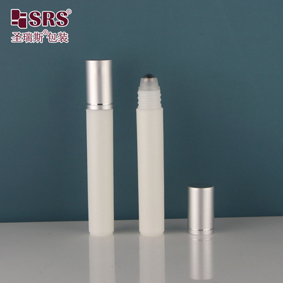 Próbka Pusty PP Plastic Roll On Bottles Przenośny aplikator masażu serum dla oczu do podróży na zewnątrz butelka z rolką 8ml
