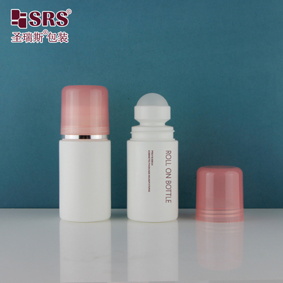 60ml 2 oz PP PCR Plastic Customization Color Recycled Roller Gel Bottle Empty Roll On Deodorant Flasks