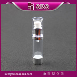 SRS luksusowy kosmetyk Opakowanie z tworzywa sztucznego 15 ml 20 ml 30 ml okrągły balsam do twarzy butelka pompa bez powietrza