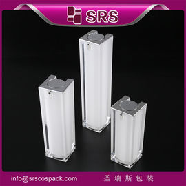 SRS Bezpowietrzna pompa kosmetyczna Zawiera 15 ml 30 ml 50 ml Luxury Acrylic Personal Care Packaging