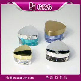kształt trójkąta nowy styl J080 10ml 15ml 30ml 50ml przejrzysty plastikowy słoik