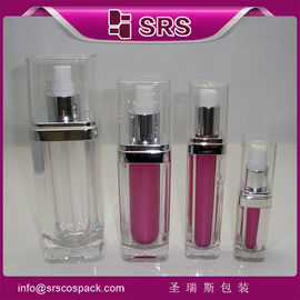 SRS China Manufacture Kosmetyk akrylowy 15ml 30ml 60ml 120ml Plastic Lotion Flask z pokrywą