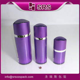 SRS pusta butelka kosmetyczna luksusowa 30 ml 60 ml 120 ml plastikowa, w kształcie oczu, czarna pojemnica akrylowa