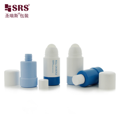 PP PCR Materiał z recyklingu Wymienny styl Roller Deodorant Gel Roll Na Plastikowej Butelce 50ml