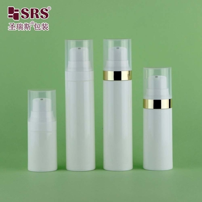 30 ml 50 ml Luksusowy Elegantny PCR PP Ekologiczny Materiał Pasty do zębów Butelki Bezpowietrzna Pump Butelka 15 ml