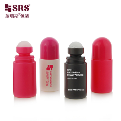 2 oz PP PCR Materiał klasy spożywczej Plastic Roller Deodorant Flasks Roll On Flask 60ml