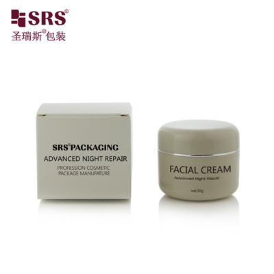 5g 10g 20g 30g 50g 60g 100g 200g Podwójna ściana Glossy Custom Color PP Plastic Cream Jar