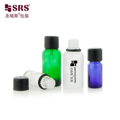 Luxury Empty Elegant Cosmetic Perfume Child Resist Cap Olej Butelka Szklana