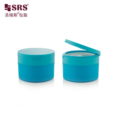 120g 150g Puste PP PCR Wstrzykiwacz recyklingowy Kolor niestandardowy Flip Cap Body Butter Puste słoiki