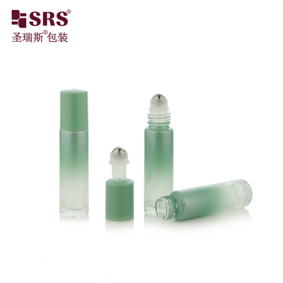 Opakowanie 10 ml okrągłych pustych butelek szklanych do oleju eterycznego Roll On Fragrance